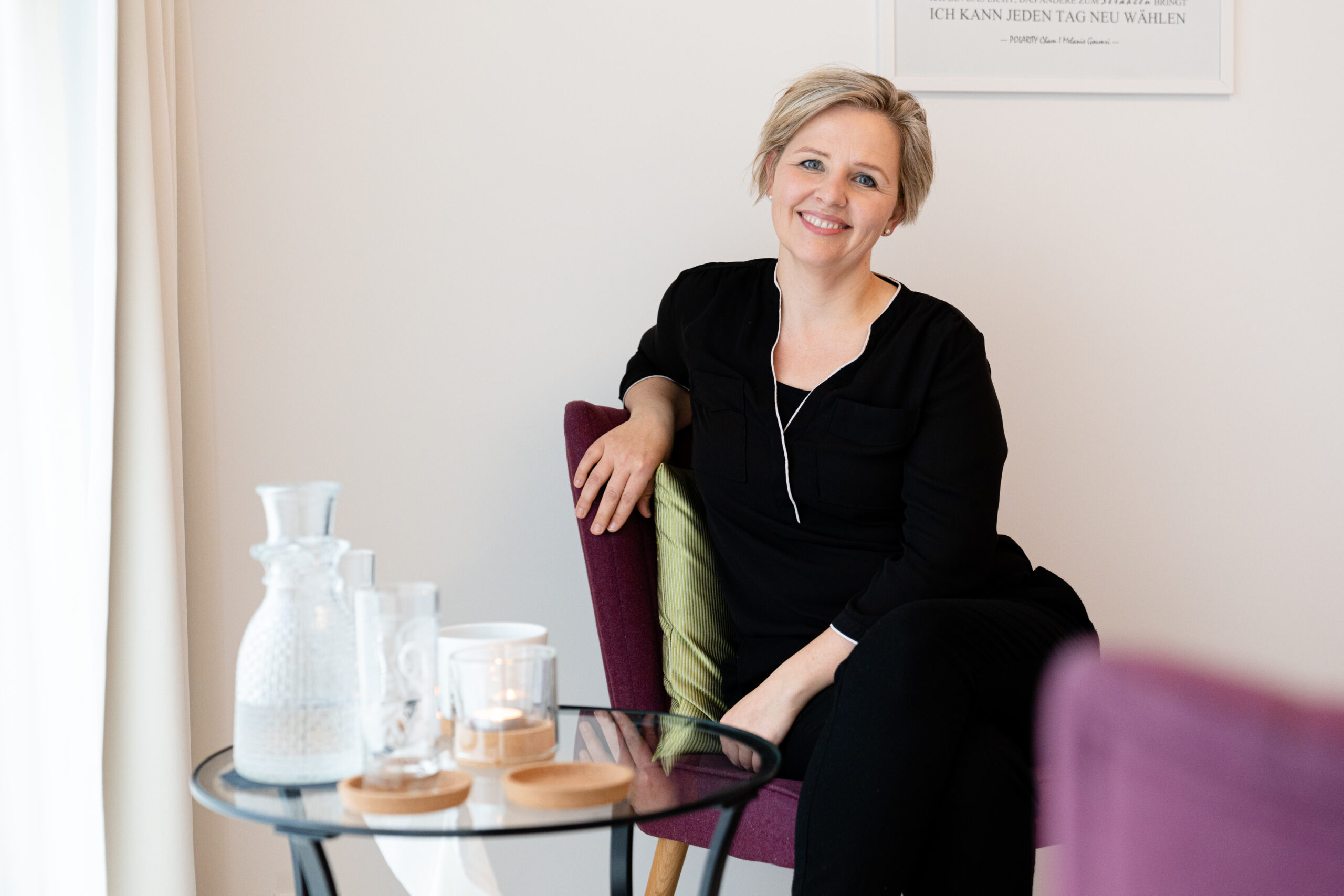 Gemütliche Beratung und Coaching im Praxisraum Cham